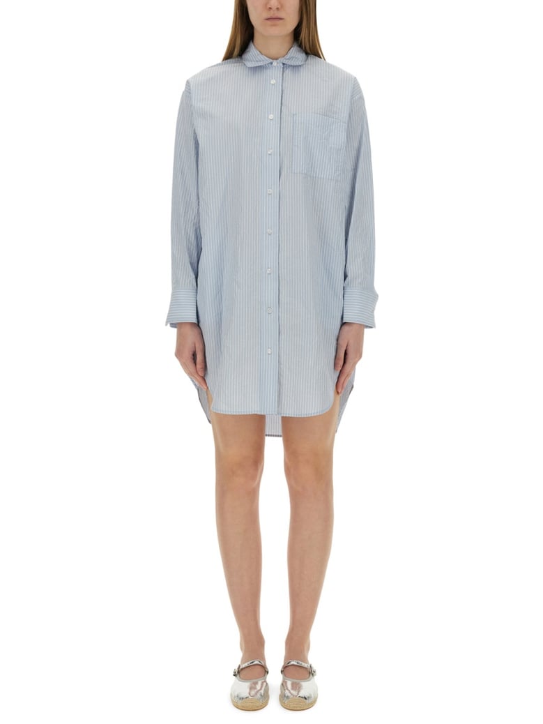 chemisier dress in baby blue by Selfnex