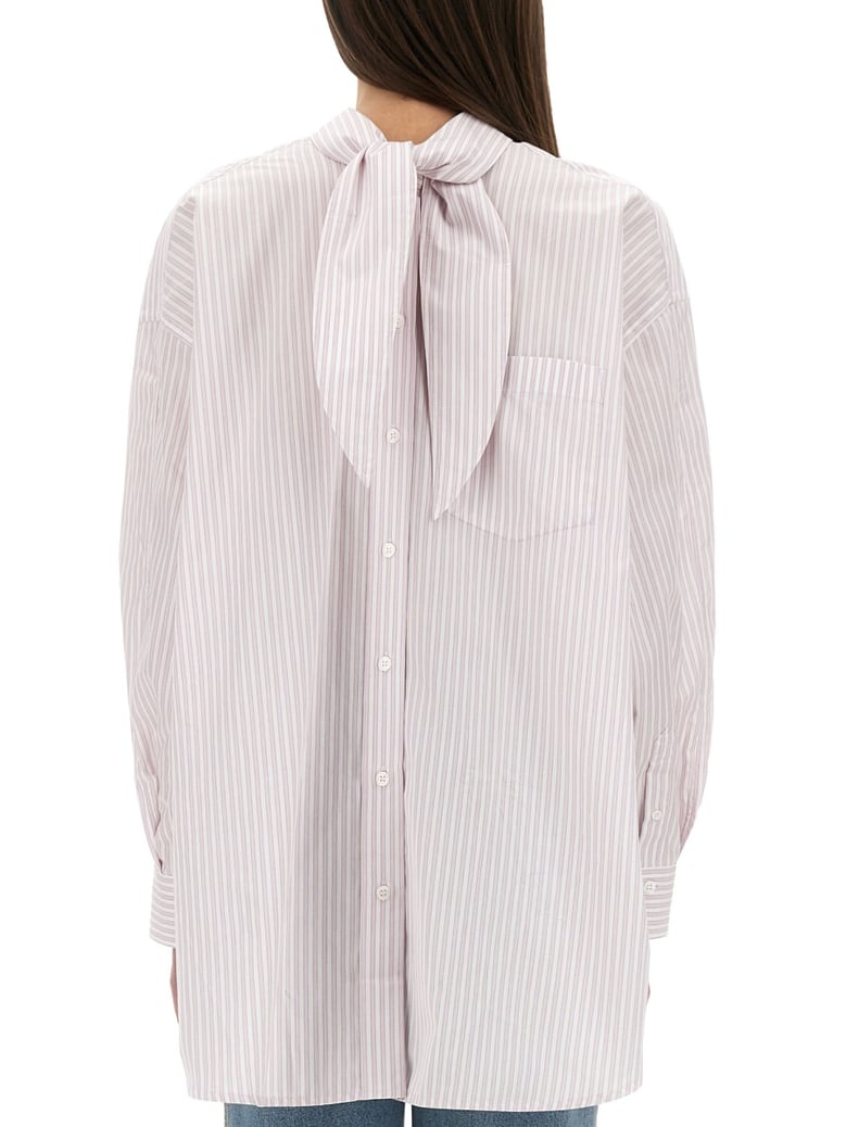 blouse with knotted collar by Selfnex