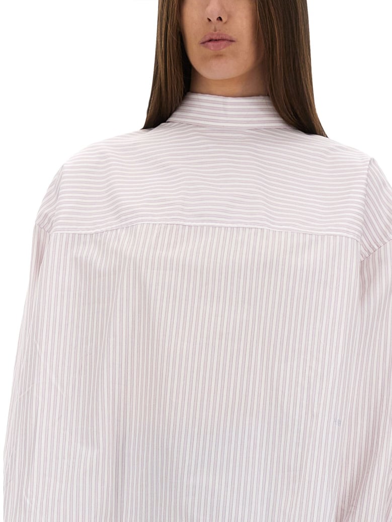 blouse with knotted collar by Selfnex