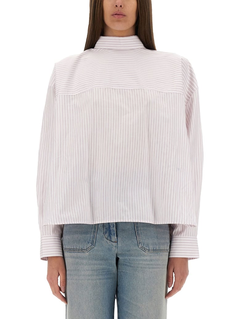 blouse with knotted collar by Selfnex