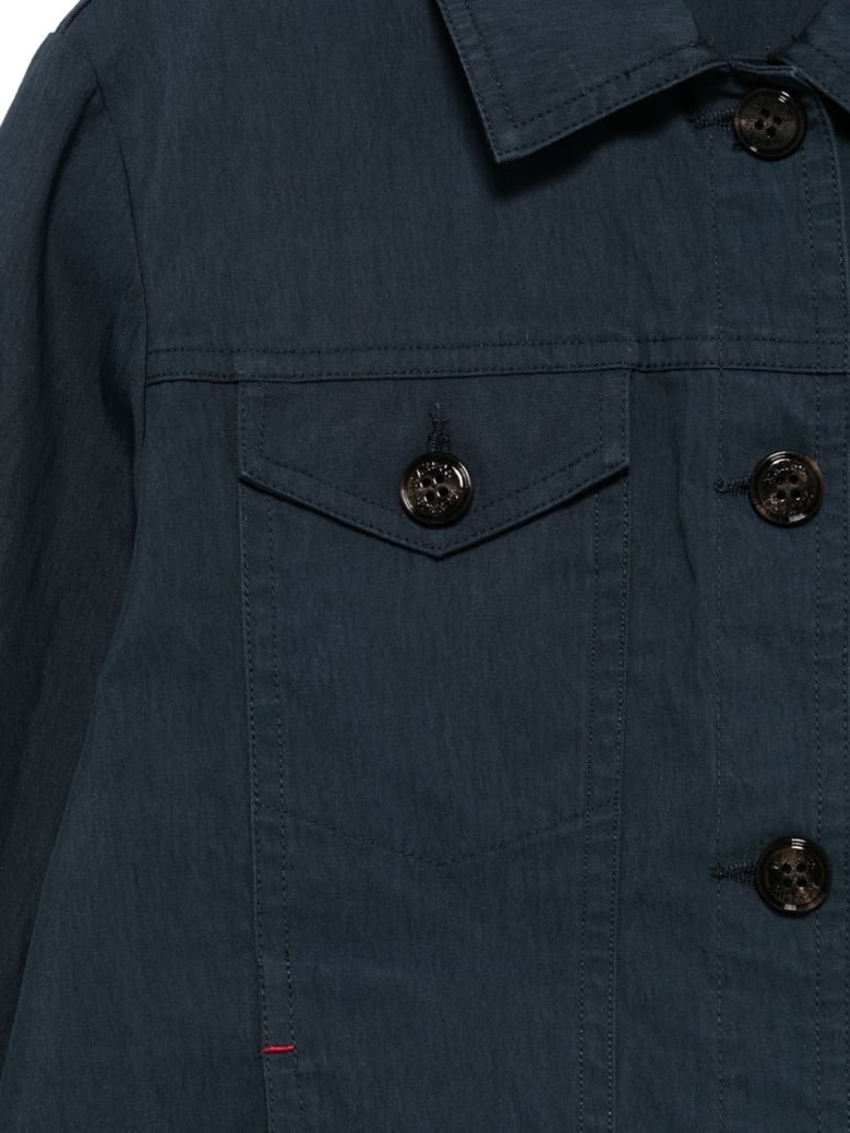 jacket cotton-blend blue by Selfnex