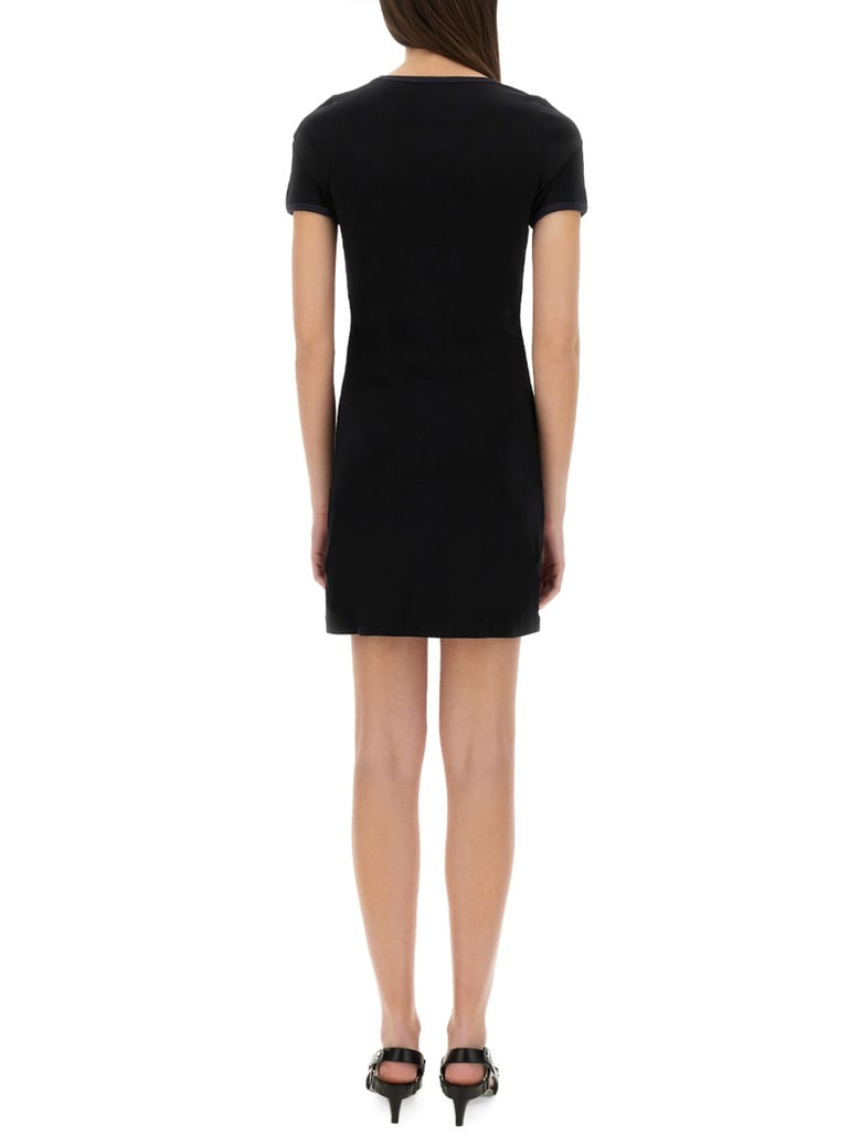 holistic contrast mini dress by Selfnex