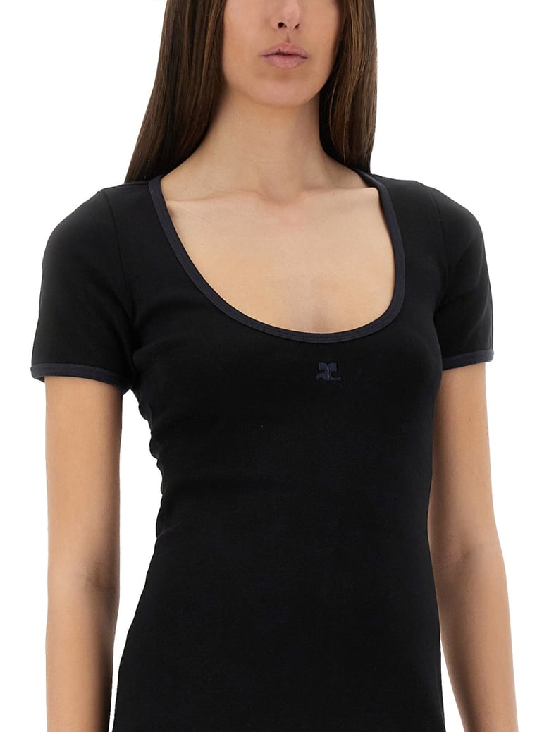 holistic contrast mini dress by Selfnex