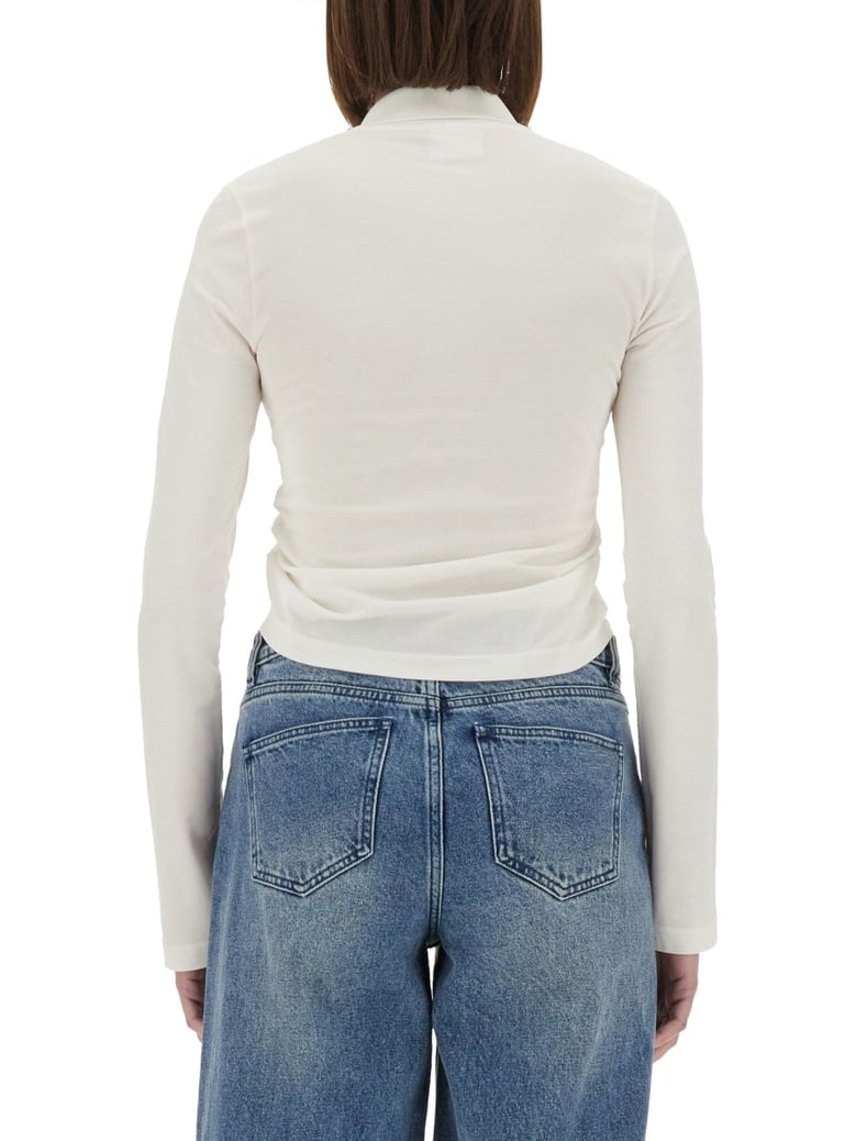 cropped polo shirt by Selfnex