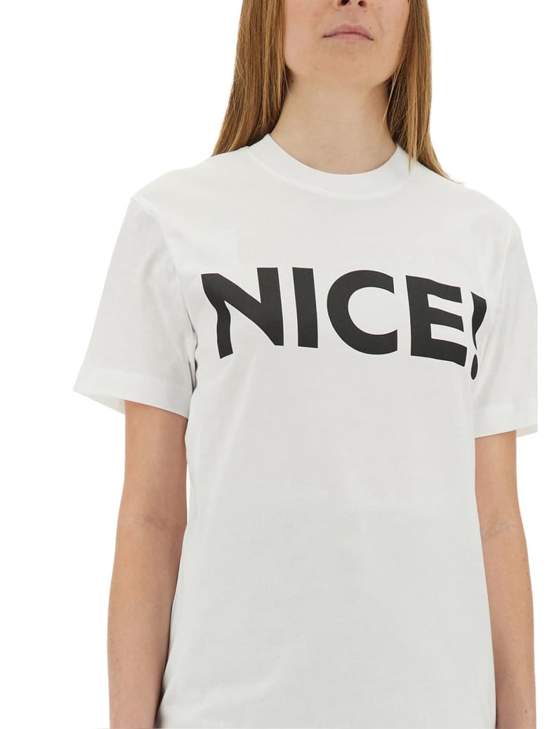 t-shirt with front logo embroidery by Selfnex
