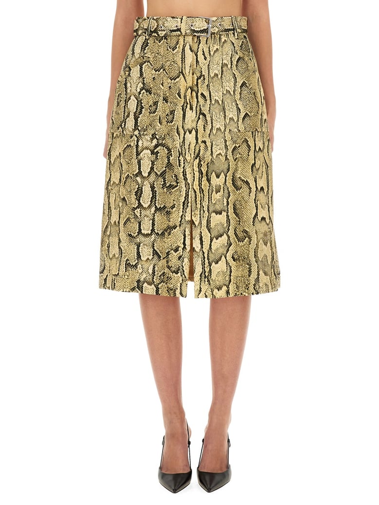 skirt with animal pattern by Selfnex