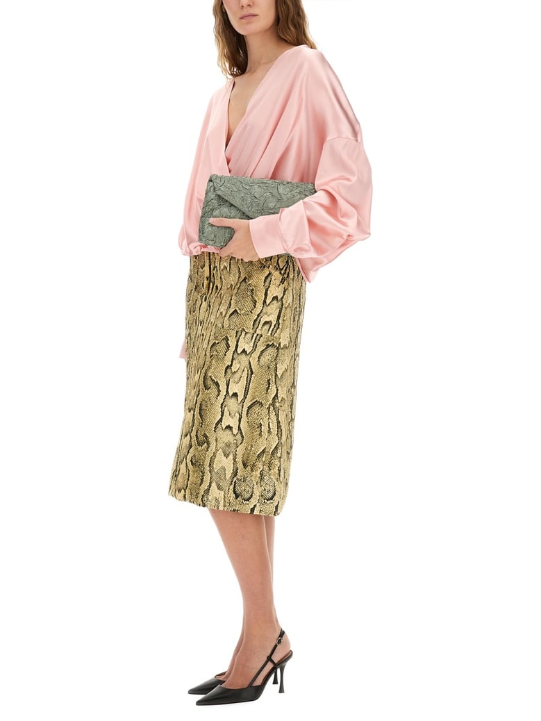 skirt with animal pattern by Selfnex