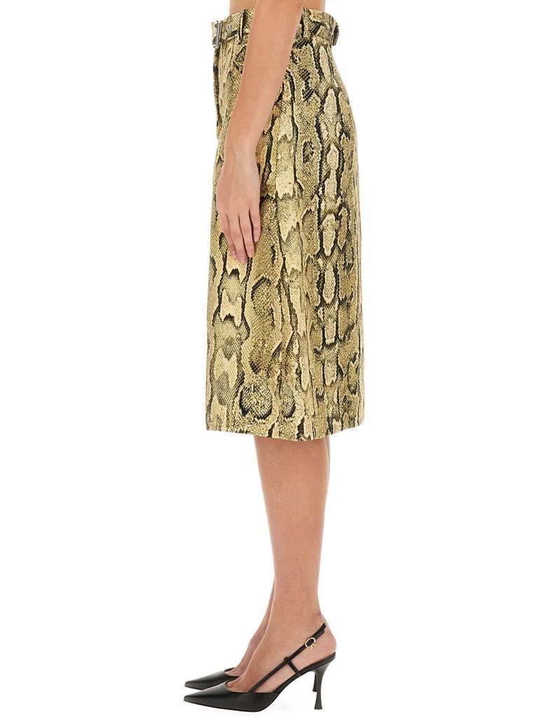 skirt with animal pattern by Selfnex