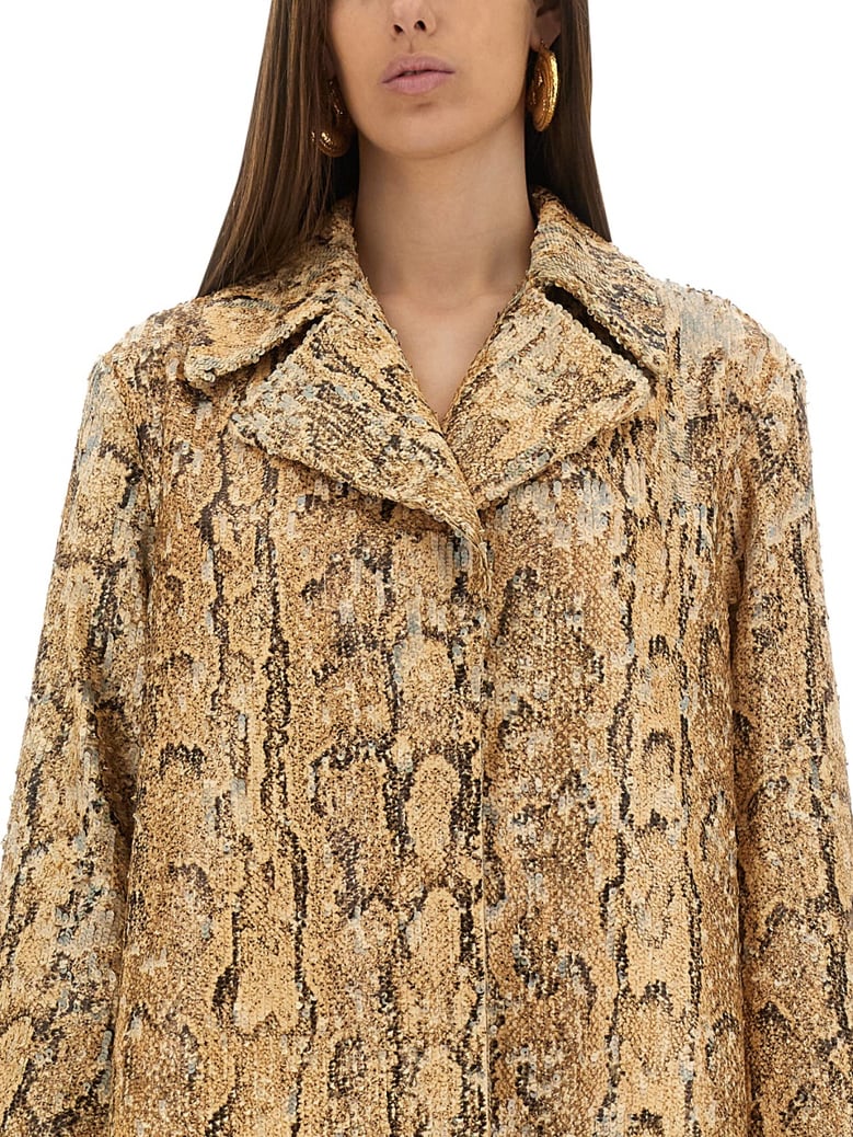 long coat with sequins by Selfnex