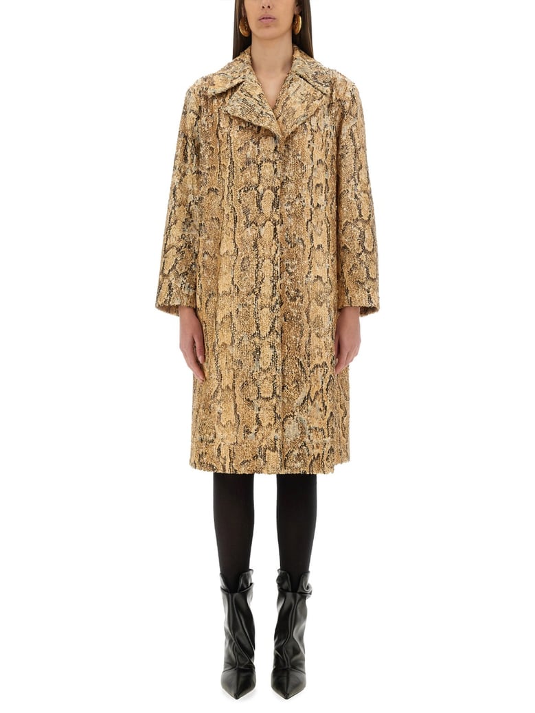 long coat with sequins by Selfnex