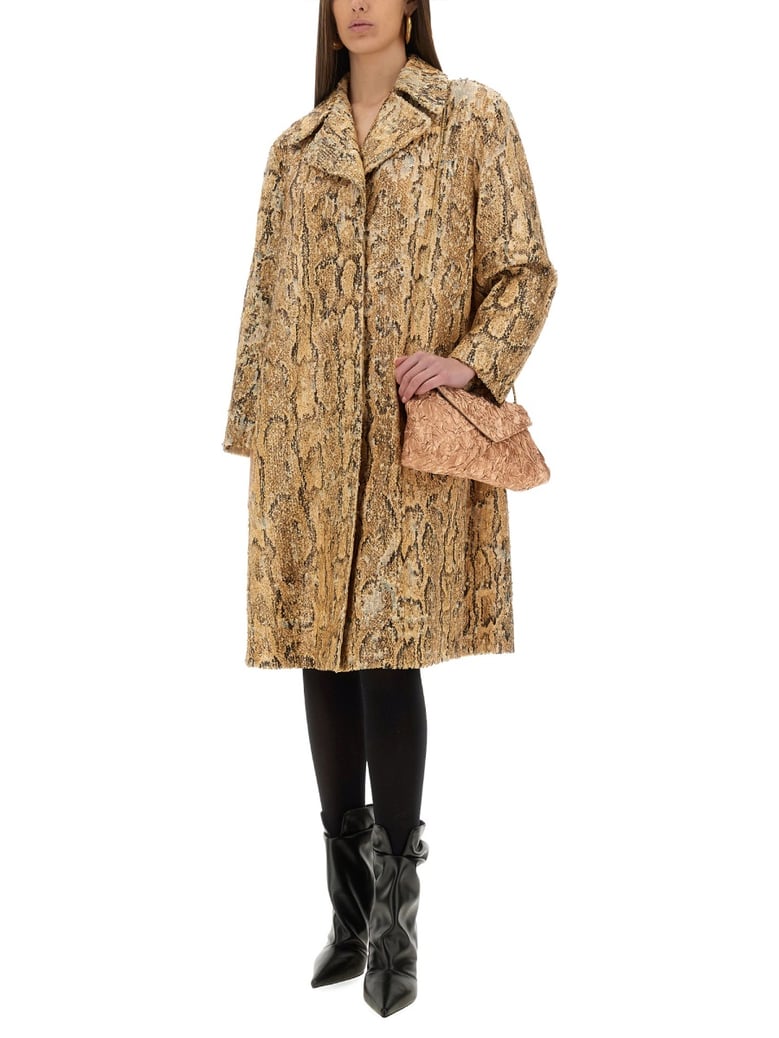 long coat with sequins by Selfnex