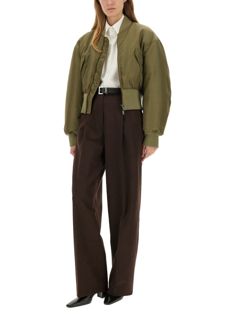 nylon bomber jacket by Selfnex
