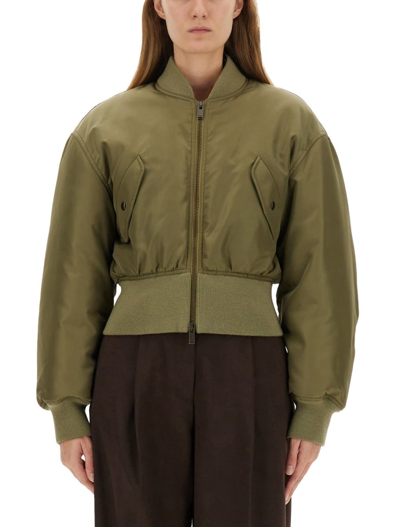nylon bomber jacket by Selfnex