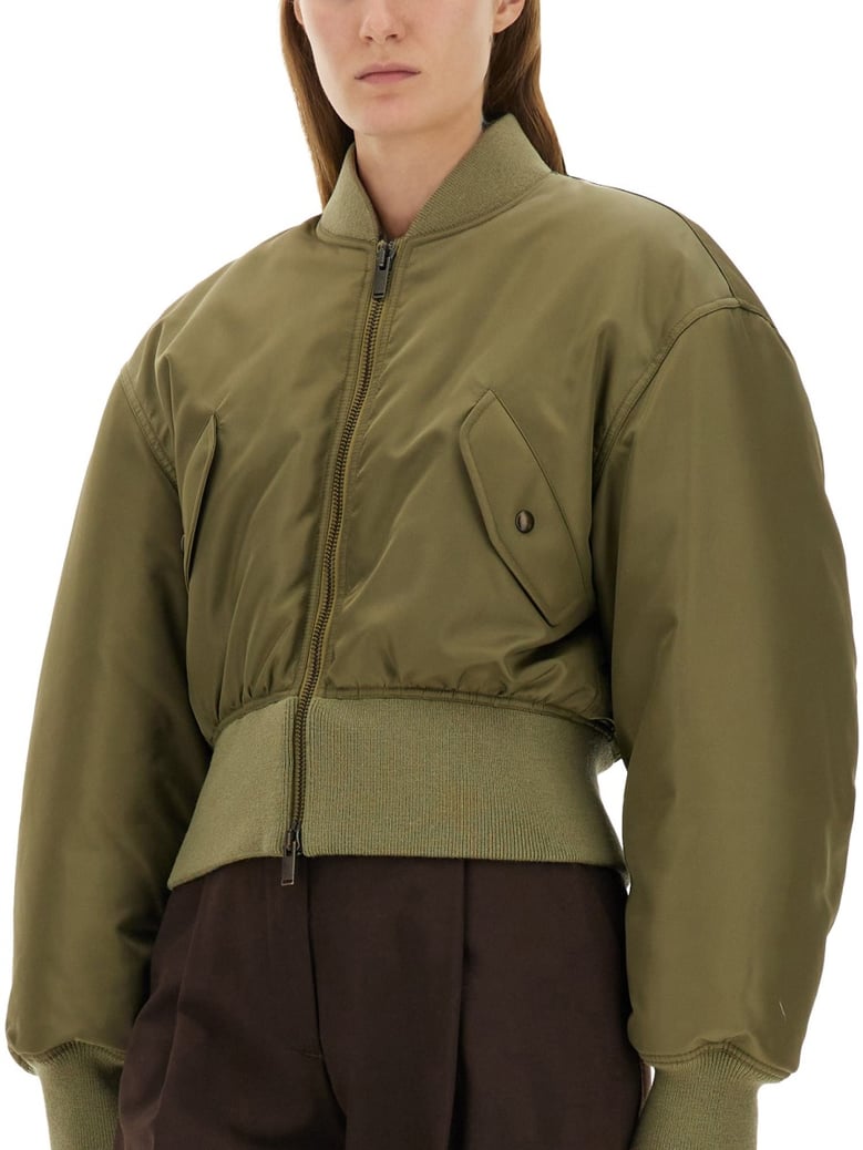 nylon bomber jacket by Selfnex