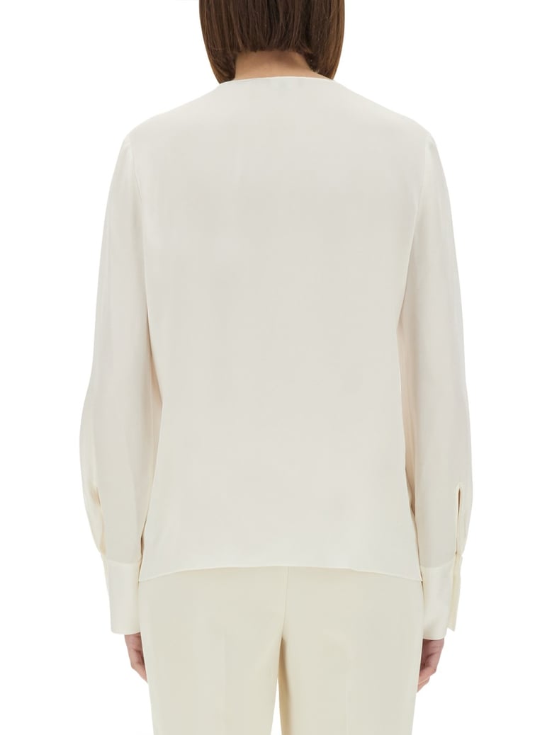 silk georgette blouse by Selfnex