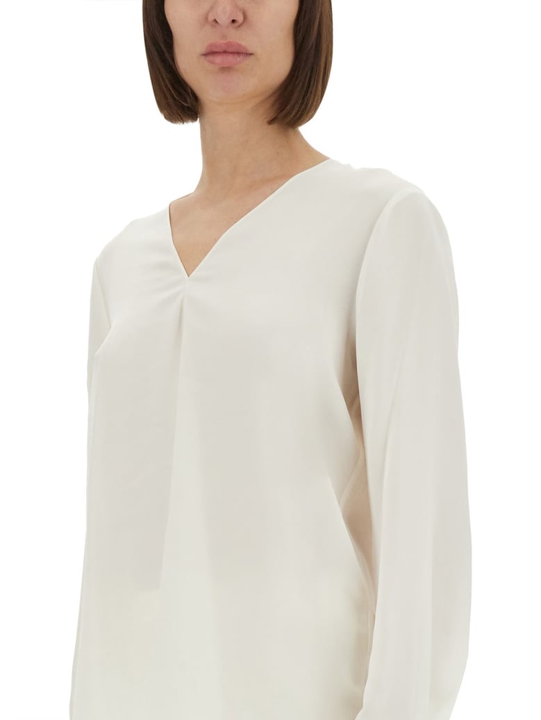 silk georgette blouse by Selfnex