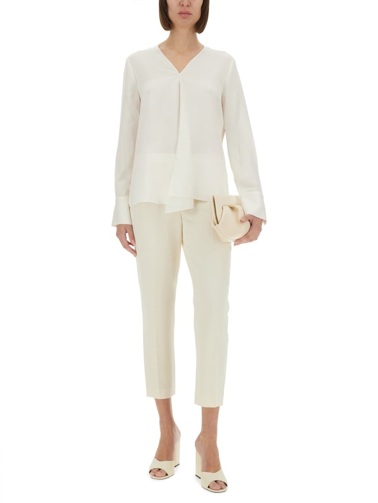silk georgette blouse by Selfnex
