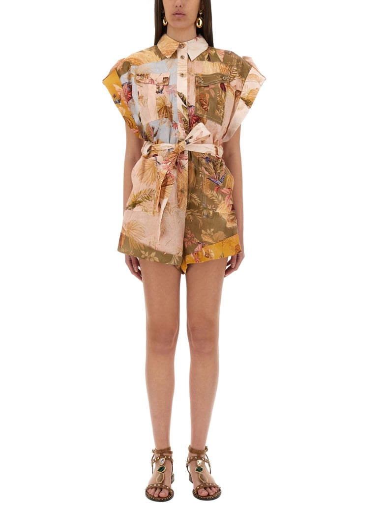 short overalls with ascension lapels by Selfnex