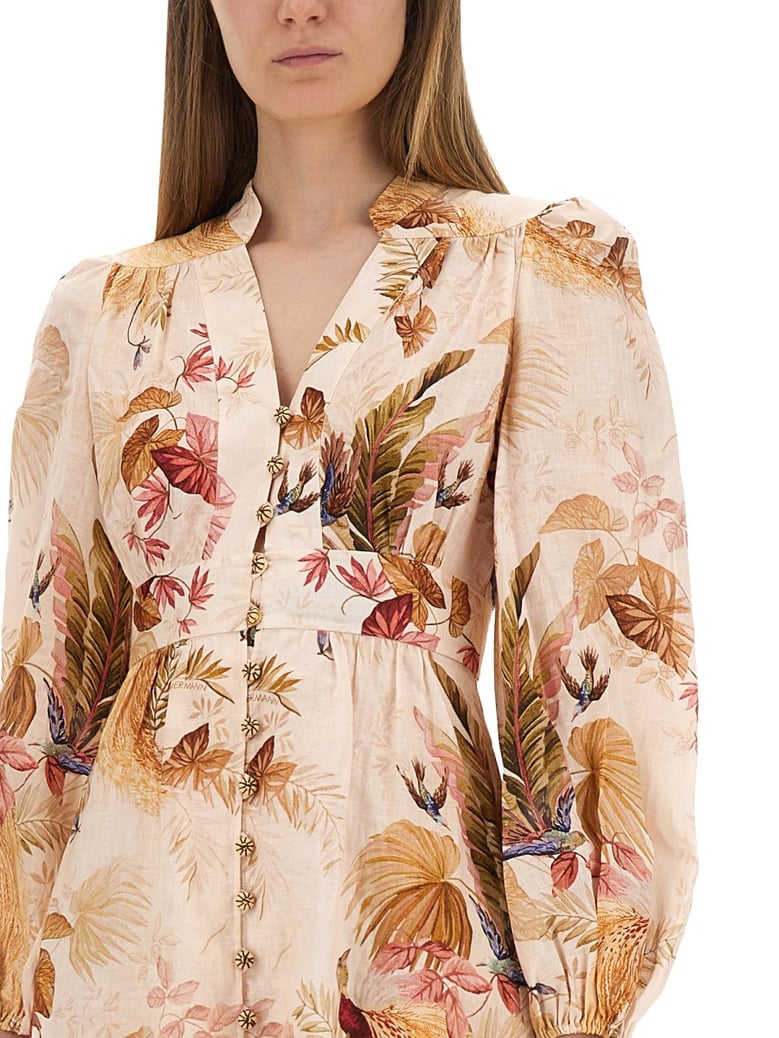 ascension plunge midi dress by Selfnex