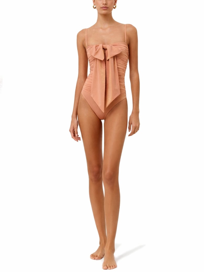 one piece swimsuit with bow by Selfnex