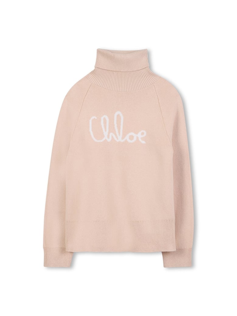 sweatshirt with logo, beige by Selfnex