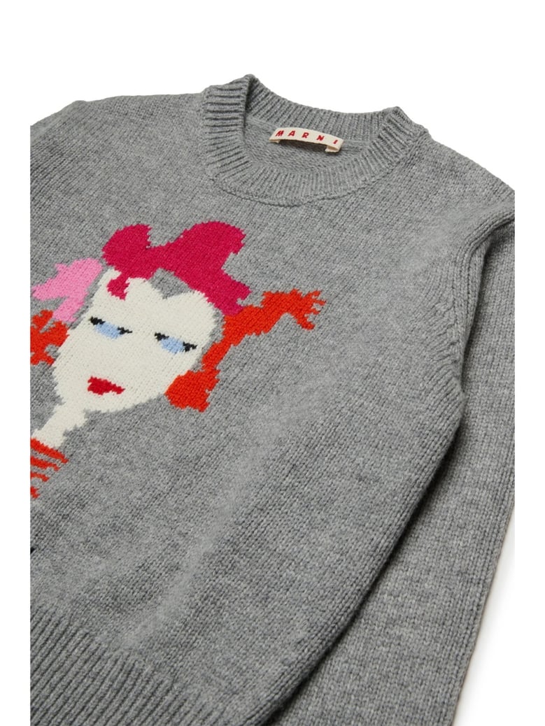 shirt grey wool-blend by Selfnex