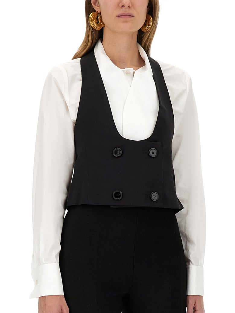 vest with open back by Selfnex