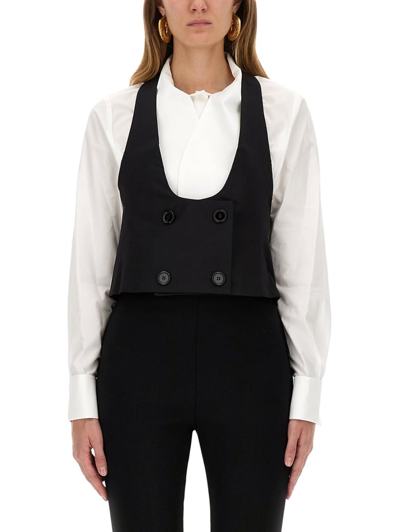 vest with open back by Selfnex