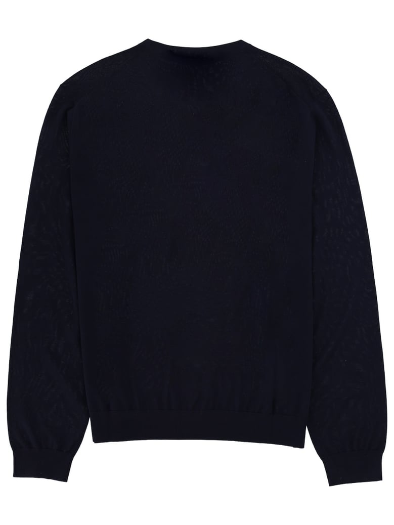 wool sweatshirt in blue by Selfnex