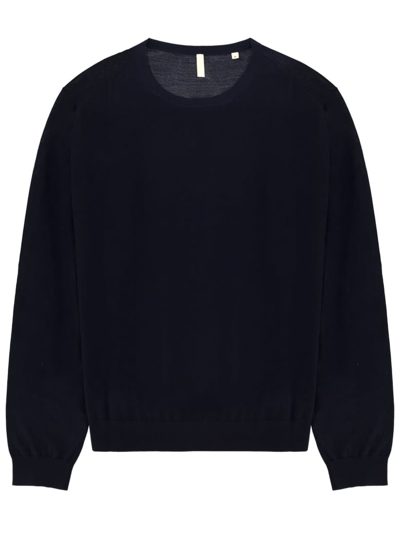 wool sweatshirt in blue by Selfnex