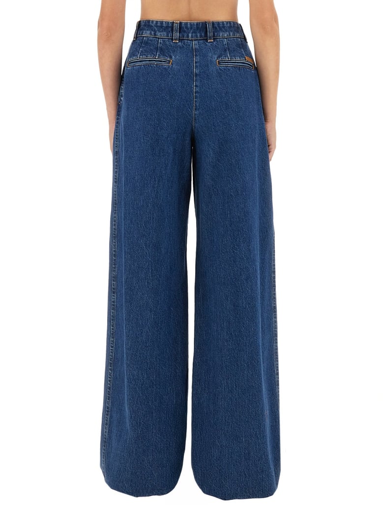 5 pocket denim pants by Selfnex