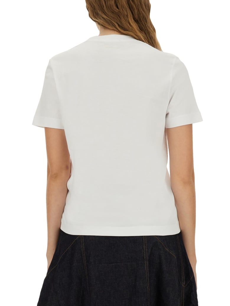 t-shirt with embroidered initial by Selfnex
