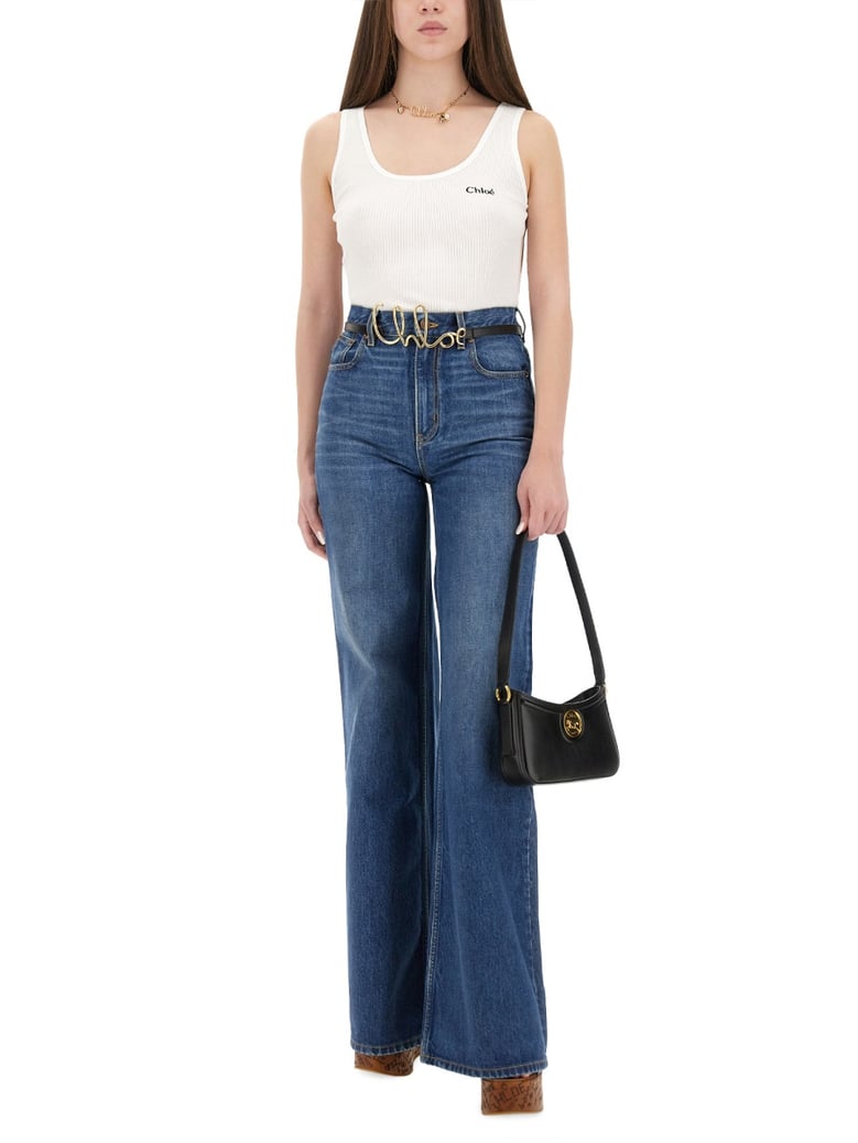 wide leg jeans by Selfnex