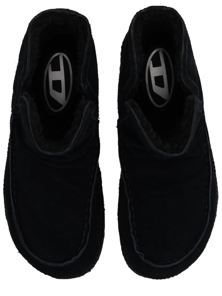 d-lukas akb black leather boots by Selfnex