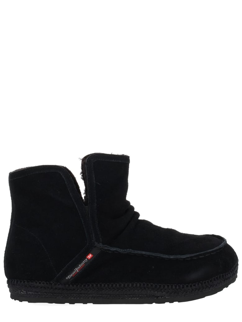 d-lukas akb black leather boots by Selfnex