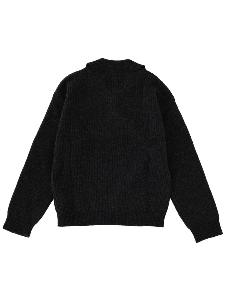 lamb wool polo shirt by Selfnex