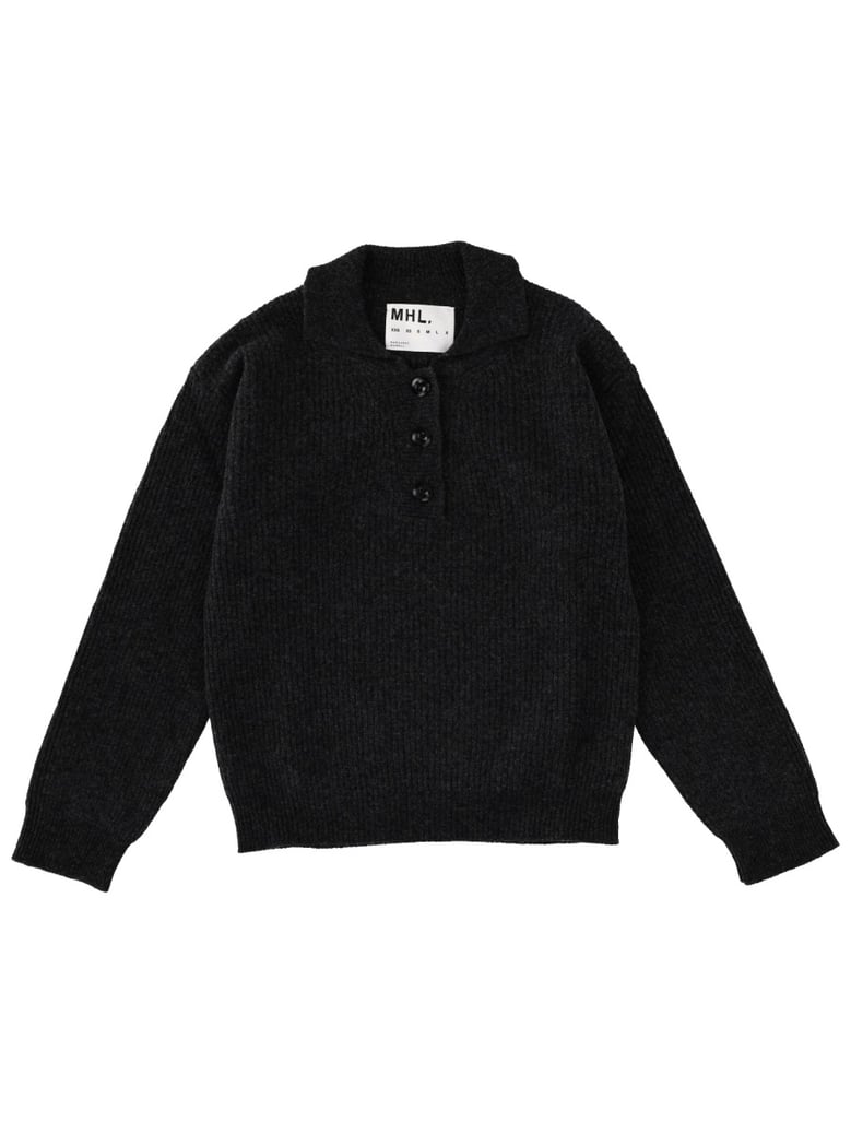 lamb wool polo shirt by Selfnex