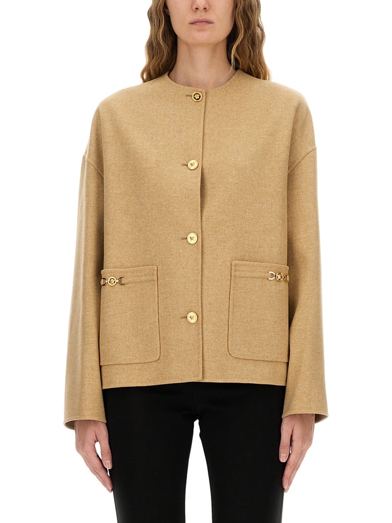 medusa buttoned jacket by Selfnex