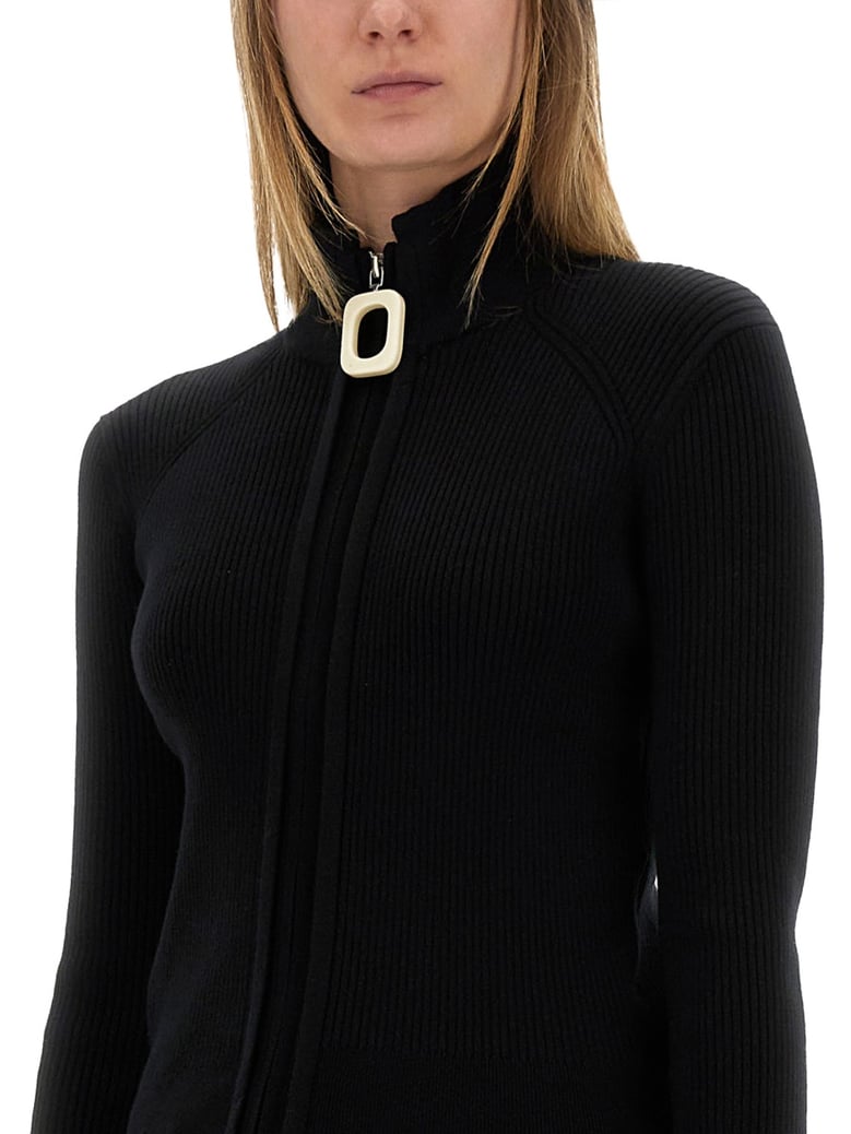 cardigan with zipper by Selfnex