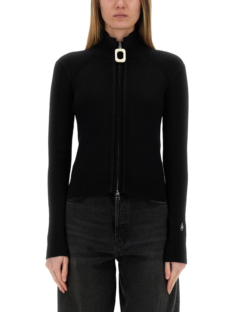 cardigan with zipper by Selfnex
