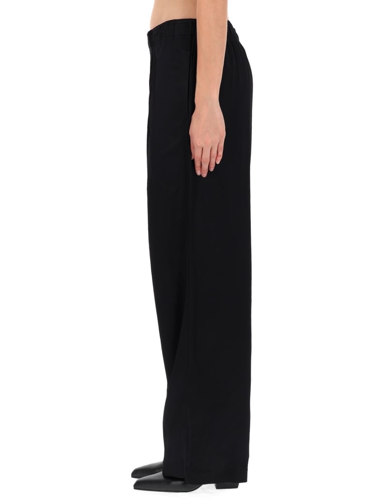 pants in black with viscoze and rayon by Selfnex