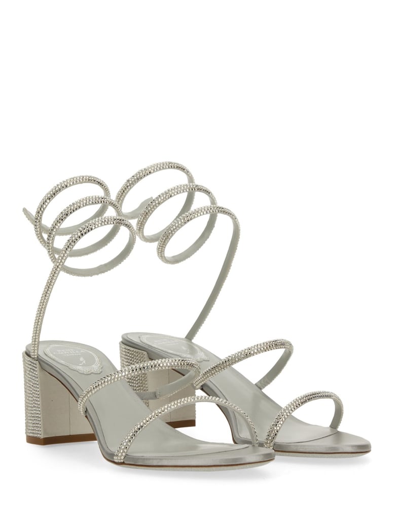 "cleo" sandal with crystals by Selfnex
