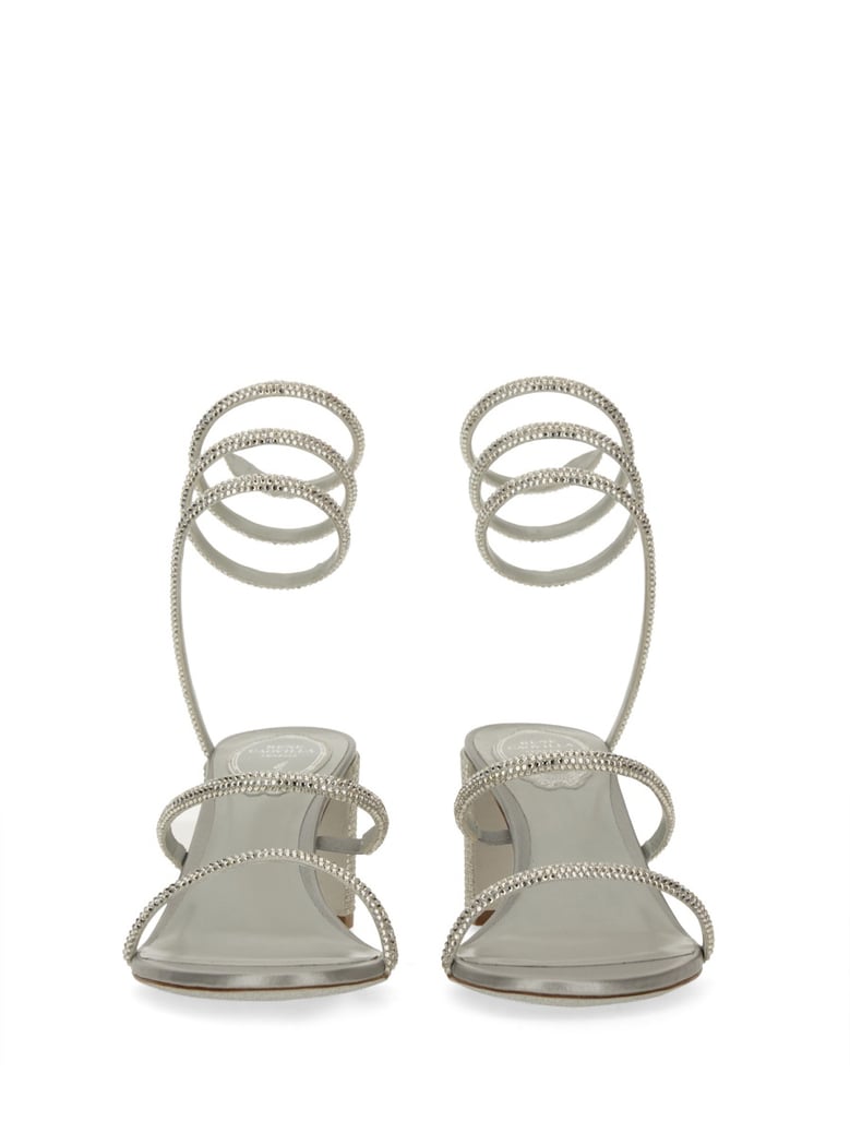 "cleo" sandal with crystals by Selfnex