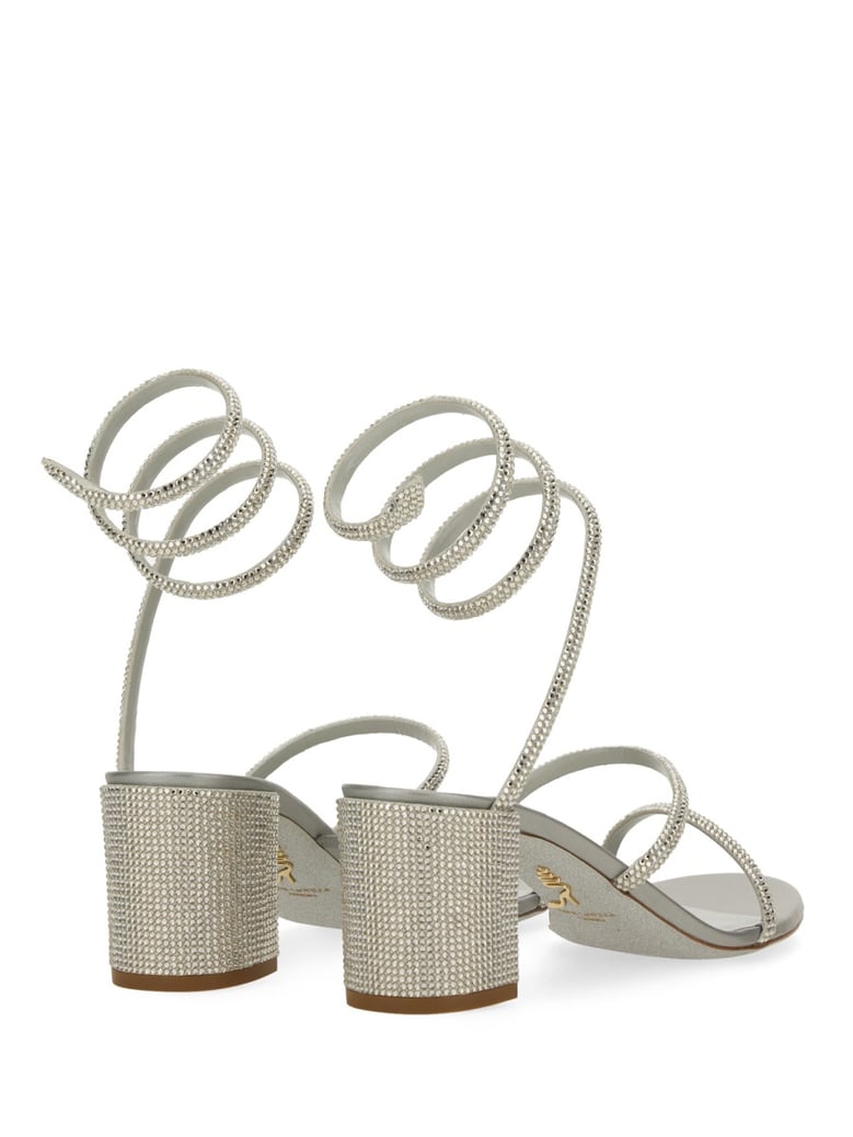 "cleo" sandal with crystals by Selfnex