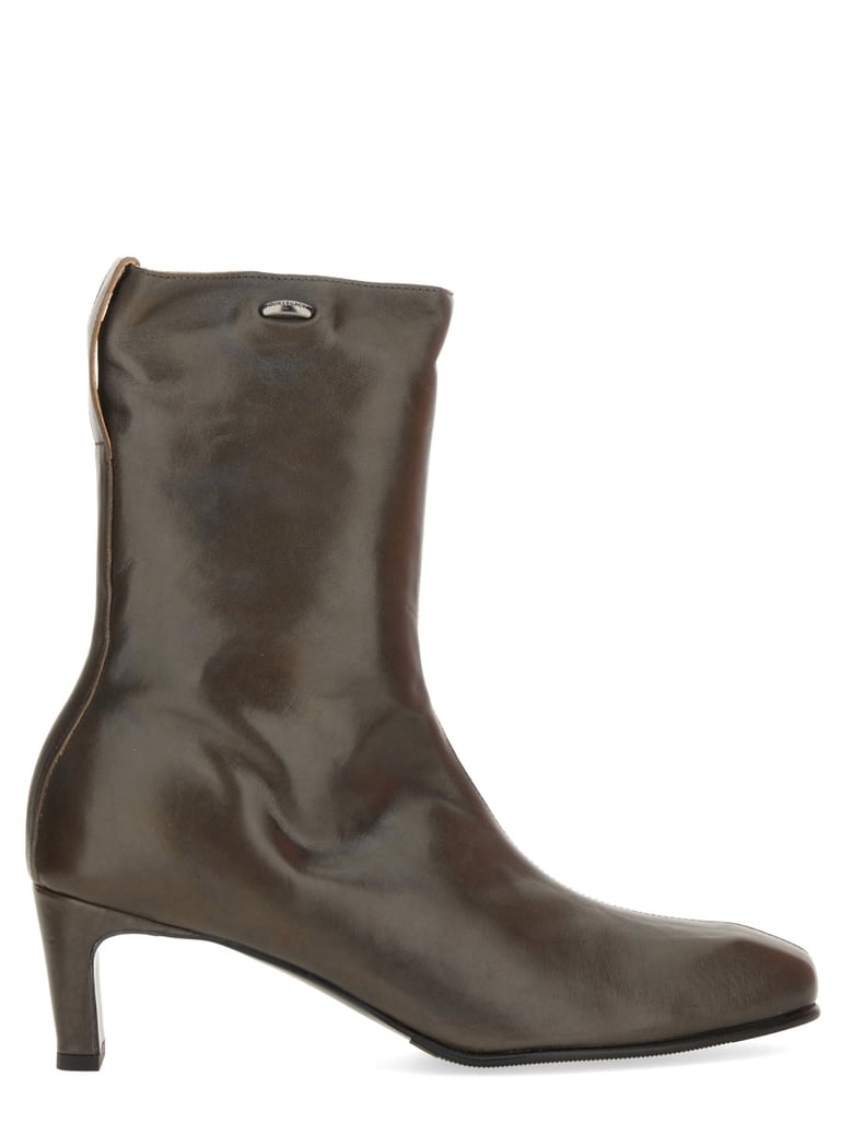 brown leather boots by Selfnex