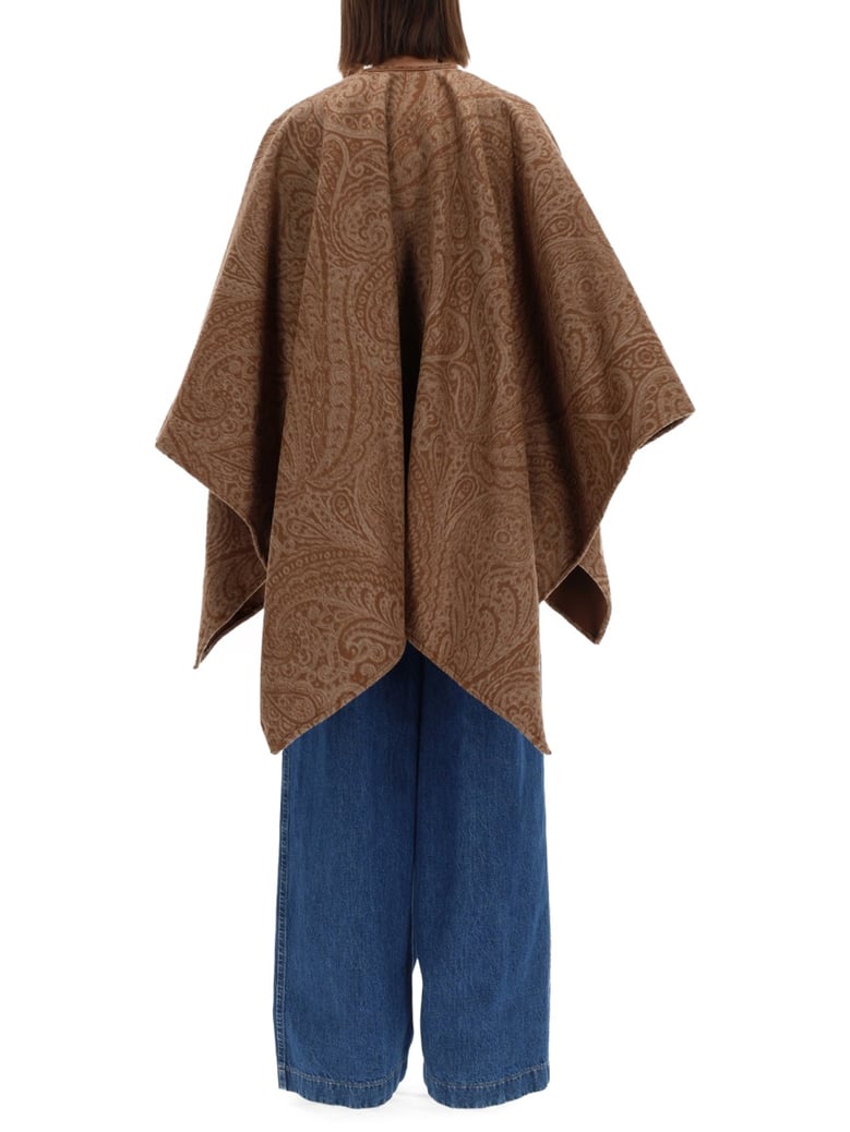 wool and cashmere cape by Selfnex