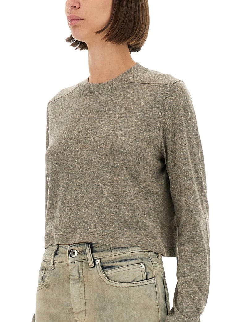 cropped grey t-shirt by Selfnex