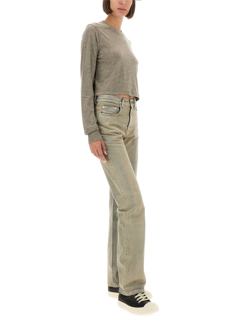 cropped grey t-shirt by Selfnex
