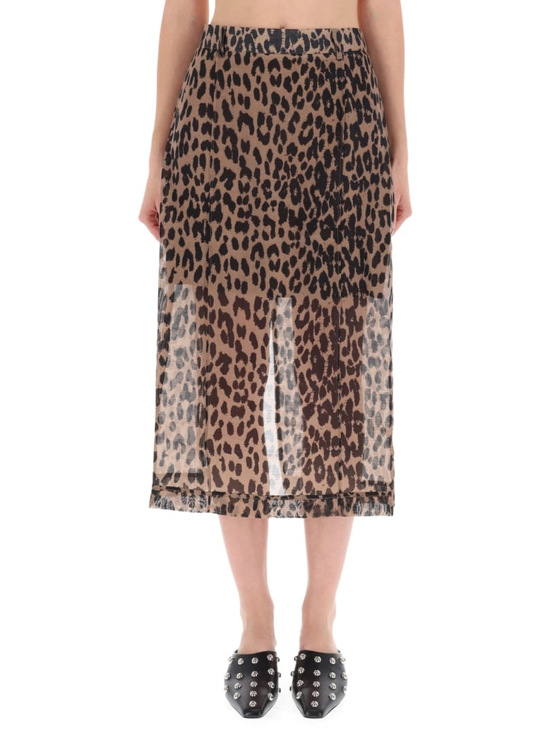beige skirt by Selfnex