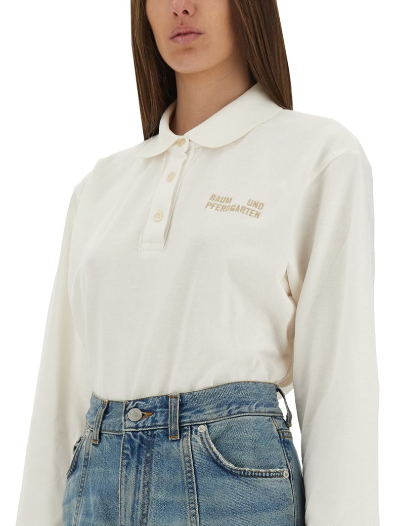 loose fit cotton polo by Selfnex